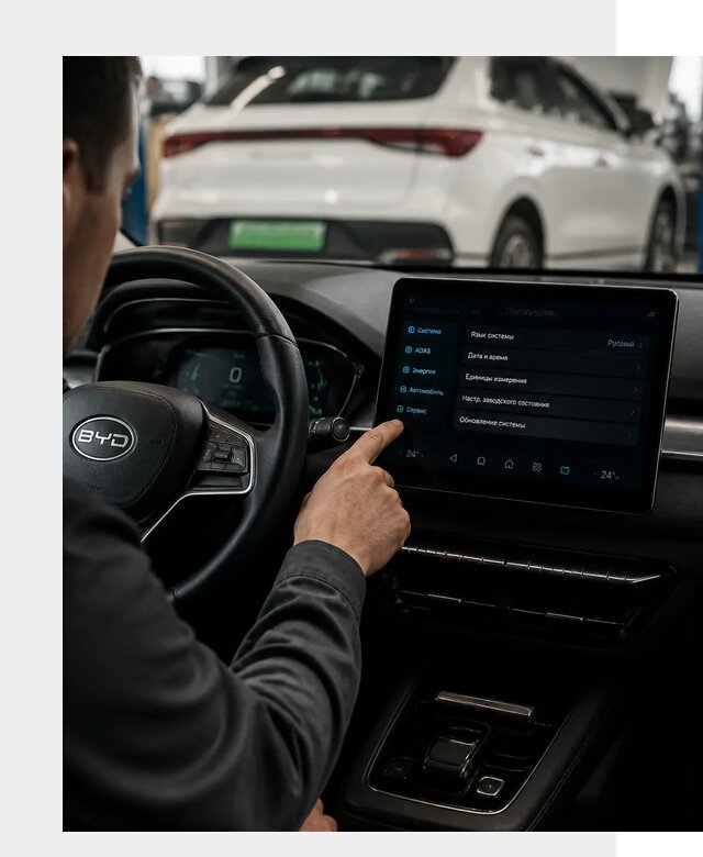 Русификация BYD E2 в Зиме от 15240 р. | ФастМобиль-Зма под ключ