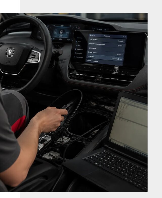 Русификация автомобиля Changan UNI-K под ключ в Зиме