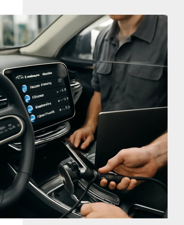 Установка приложений Geely для мультимедиа автомобиля в Зиме
