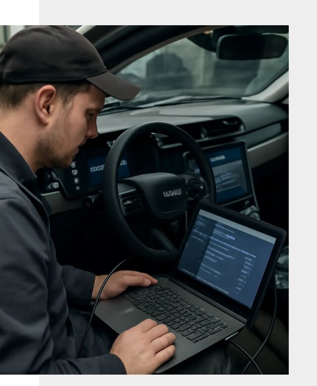 Профессиональная русификация автомобилей Lynk Co в Зиме
