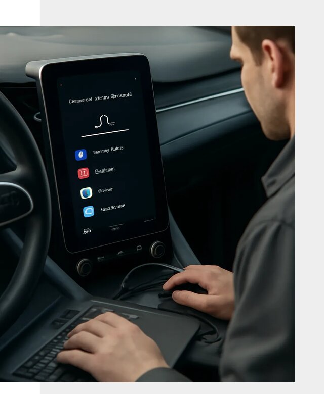Установка приложений Lynk Co на автомобиль в Зиме