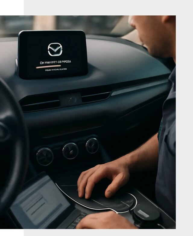 Установка приложений Mazda на мультимедийную систему в Зиме